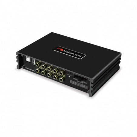 Amplificator Nakamichi cu DSP 8 canale, 4 canale amplificate 4X70W, USB, Bluetooth si A2DP
