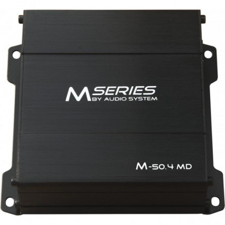 Amplificator Audio-Systems M-50.4 MD, 4 x 100 watts, in 2 sau 4 ohm, dimensiune micro clasa D