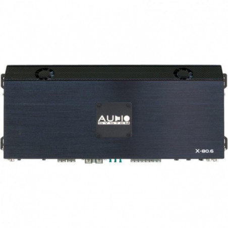 Amplificator Audio-Systems X-80.6, 4 x 150 + 1 x 500 watts, in 2 sau 4 ohm, clasa AB, 6 canale