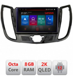Navigatie dedicata Lenovo Ford Kuga C-MAX Octacore, 8 Gb RAM, 128 Gb Hdd, 4G, Qled 2K, DSP, Carplay AA, 360,Bluetooth