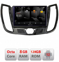 Navigatie dedicata Nakamichi Ford Kuga C-MAX Android radio gps internet octa core 8+128 carplay android auto