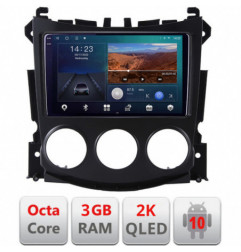 Navigatie dedicata Edonav Nissan 370Z 2008-2012  Android ecran Qled 2K Octa Core 3+32 carplay android auto KIT-370Z+EDT-E309v3v3-2K