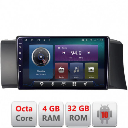 Navigatie dedicata Edonav Subaru BRZ 2012-2021 Toyota GT 86 2012-2021  Android radio gps internet Octa core 4+32 KIT-BRZ+EDT-E409