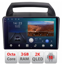 Navigatie dedicata Kia Carnival 2006-2014  Android ecran Qled 2K Octa Core 3+32 carplay android auto KIT-carnival2006+EDT-E309v3v3-2K