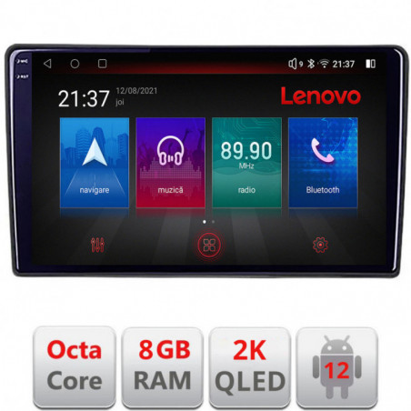 Navigatie dedicata Lenovo Kia Ceed 2007-2009 Octacore, 8 Gb RAM, 128 Gb Hdd, 4G, Qled 2K, DSP, Carplay AA, 360,Bluetooth