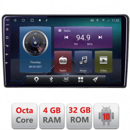 Navigatie dedicata Edonav Kia Ceed 2010-2012  Android radio gps internet Octa core 4+32 KIT-Ceed10+EDT-E409
