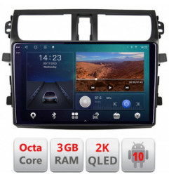 Navigatie dedicata Suzuki Celerio 2014-2021  Android ecran Qled 2K Octa Core 3+32 carplay android auto KIT-celerio+EDT-E309v3v3-2K