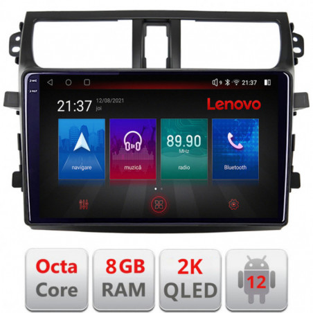 Navigatie dedicata Lenovo Suzuki Celerio 2014-2021 Octacore, 8 Gb RAM, 128 Gb Hdd, 4G, Qled 2K, DSP, Carplay AA, 360,Bluetooth