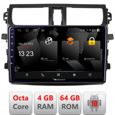 Navigatie dedicata Nakamichi Suzuki Celerio 2014-2021 Android Octa Core 720p 4+64 DSP 360 camera carplay android auto