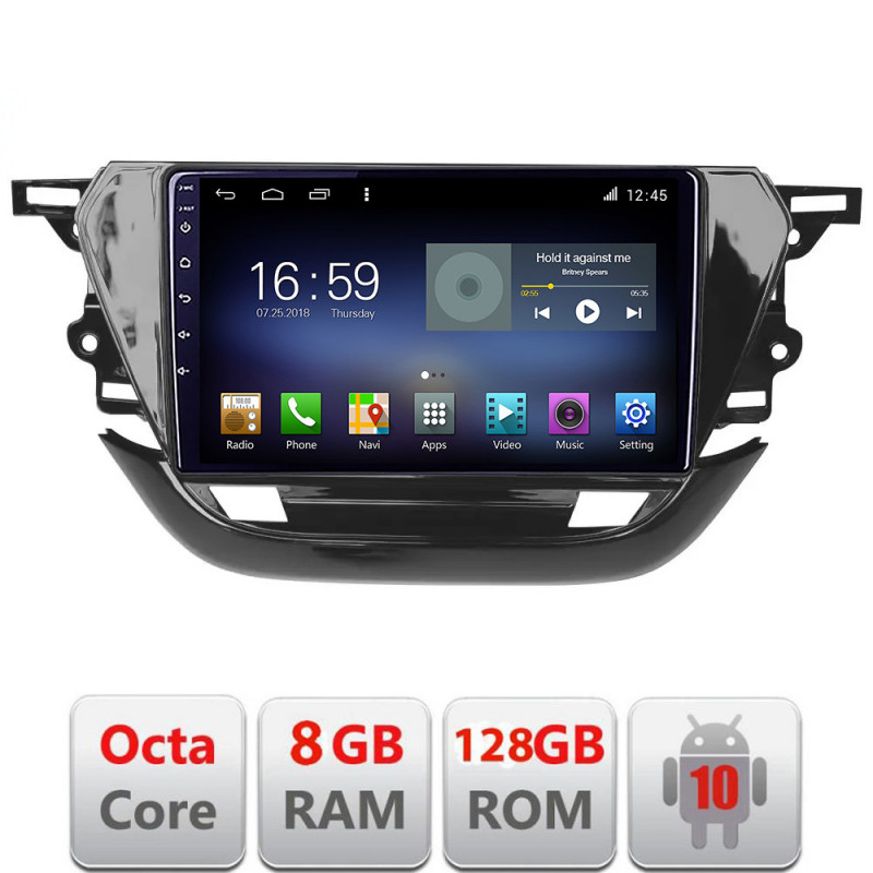 Navigatie dedicata Edonav Opel Corsa F 2019-  Android radio gps internet Octa Core 8+128 LTE KIT-corsa-f+EDT-E609