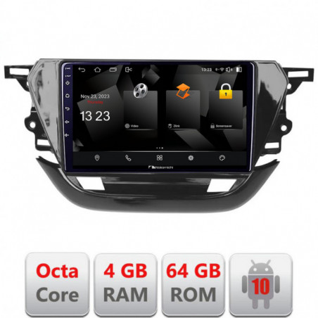 Navigatie dedicata Nakamichi Opel Corsa F 2019- Android Octa Core 720p 4+64 DSP 360 camera carplay android auto