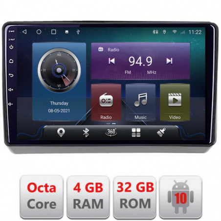 Navigatie dedicata Edonav Dodge Challenger 2015-2021  Android radio gps internet Octa core 4+32 KIT-dart+EDT-E409