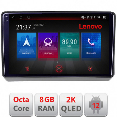 Navigatie dedicata Lenovo Dodge Challenger 2015-2021 Octacore, 8 Gb RAM, 128 Gb Hdd, 4G, Qled 2K, DSP, Carplay AA, 360,Bluetooth