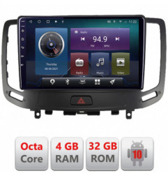 Navigatie dedicata Edonav Infiniti G35 G37 2006-2013  Android radio gps internet Octa core 4+32 KIT-G25+EDT-E409