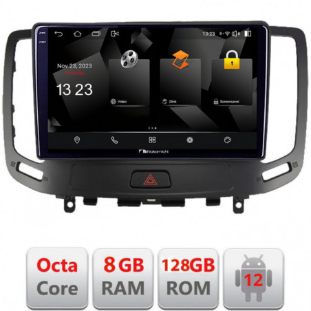 Navigatie dedicata Nakamichi Infiniti G35 G37 2006-2013 Android radio gps internet octa core 8+128 carplay android auto