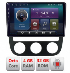 Navigatie dedicata Edonav VW Golf 5 2004-2010 clima automatica  Android radio gps internet Octa core 4+32 KIT-golf5-automatic+EDT-E409