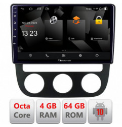 Navigatie dedicata Nakamichi VW Golf 5 2004-2010 clima automatica Android Octa Core 720p 4+64 DSP 360 camera carplay android auto