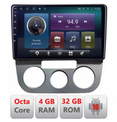 Navigatie dedicata Edonav VW Golf 5 2004-2010 clima manuala  Android radio gps internet Octa core 4+32 KIT-golf5-manual+EDT-E409