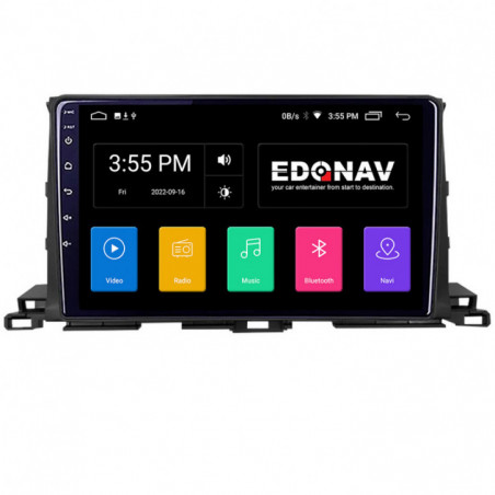 Navigatie dedicata Edonav Toyota Highlander 2013-2018  Android radio gps internet 2+32 KIT-highlander13+EDT-E210