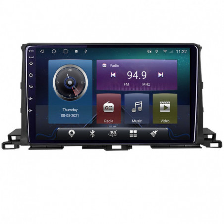Navigatie dedicata Edonav Toyota Highlander 2013-2018  Android radio gps internet Octa core 4+32 KIT-highlander13+EDT-E410
