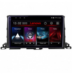 Navigatie dedicata Lenovo Toyota Highlander 2013-2018 , Octacore Qualcomm, 4Gb RAM, 64Gb Hdd, 4G, Qled 2K, DSP, Carplay, Bluetooth
