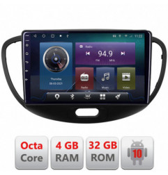 Navigatie dedicata Edonav Hyundai I10 2007-2013  Android radio gps internet Octa core 4+32 KIT-i10-2007+EDT-E409