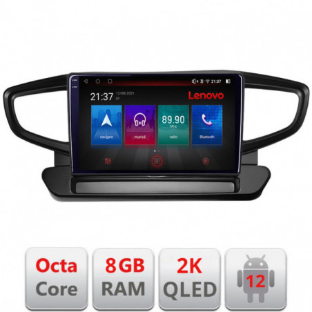 Navigatie dedicata Lenovo Hyundai Ioniq 2016-2020 Octacore, 8 Gb RAM, 128 Gb Hdd, 4G, Qled 2K, DSP, Carplay AA, 360,Bluetooth