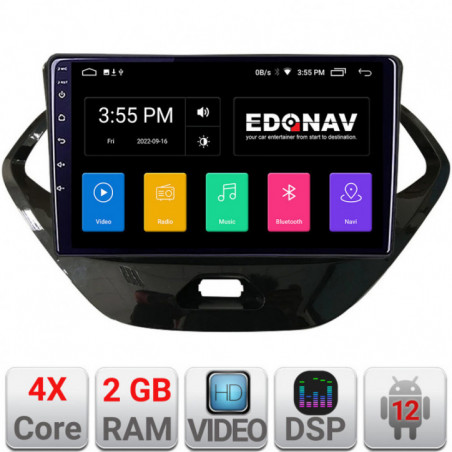 Navigatie dedicata Edonav Ford KA 2015-2020  Android radio gps internet 2+32 KIT-ka+EDT-E209