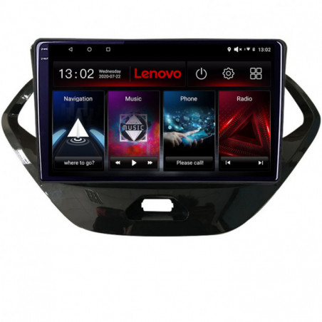 Navigatie dedicata Lenovo Ford KA 2015-2020 , Octacore Qualcomm, 4Gb RAM, 64Gb Hdd, 4G, Qled 2K, DSP, Carplay, Bluetooth
