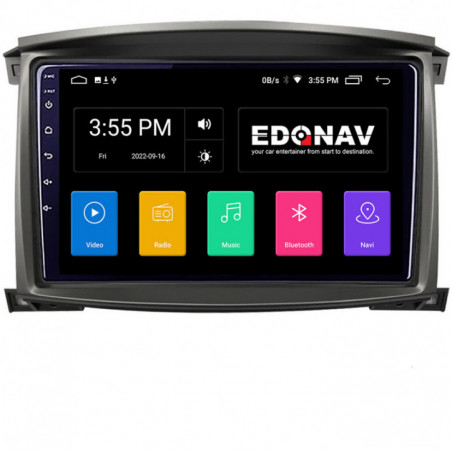 Navigatie dedicata Edonav Toyota Land Cruiser L100 2002-2006  Android radio gps internet 2+32 KIT-L105-automatic+EDT-E210