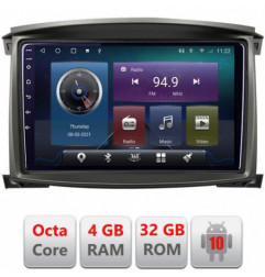 Navigatie dedicata Edonav Toyota Land Cruiser L100 2002-2006  Android radio gps internet Octa core 4+32 KIT-L105-automatic+EDT-E410