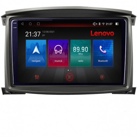 Navigatie dedicata Lenovo Toyota Land Cruiser L100 2002-2006 Octacore, 8 Gb RAM, 128 Gb Hdd, 4G, Qled 2K, DSP, Carplay AA, 360,Bluetooth