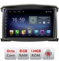 Navigatie dedicata Edonav Toyota Land Cruiser L100 2002-2006  Android radio gps internet Lenovo Octa Core 8+128 LTE KIT-L105-automatic+EDT-E610