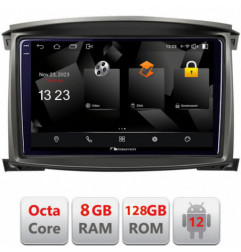 Navigatie dedicata Nakamichi Toyota Land Cruiser L100 2002-2006 Android radio gps internet octa core 8+128 carplay android auto