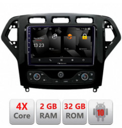 Navigatie dedicata Nakamichi Ford Mondeo 2007-2010 Android Ecran 720P Quad Core 2+32 carplay android auto