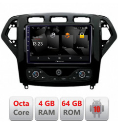 Navigatie dedicata Nakamichi Ford Mondeo 2007-2010 Android Octa Core 720p 4+64 DSP 360 camera carplay android auto
