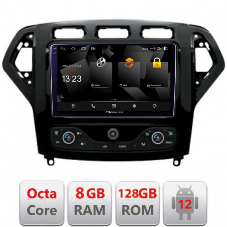 Navigatie dedicata Nakamichi Ford Mondeo 2007-2010 Android radio gps internet octa core 8+128 carplay android auto