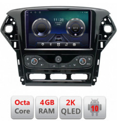 Navigatie dedicata Edonav Ford Mondeo 2011-2014  Android ecran Qled 2K Octa core 4+32 KIT-mondeo-nav-10+EDT-E409-2K