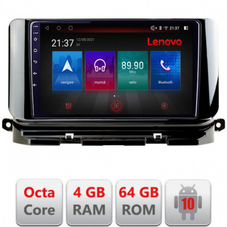 Navigatie dedicata Lenovo Skoda Octavia 4 2020-2024  Android radio gps internet Octa Core 4+64 LTE KIT-octavia4+EDT-E510-PRO