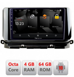 Navigatie dedicata Nakamichi Skoda Octavia 4 2020-2024 Android Octa Core 720p 4+64 DSP 360 camera carplay android auto