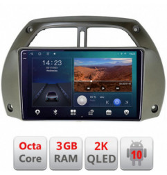 Navigatie dedicata Toyota Rav 4 2000-2004  Android ecran Qled 2K Octa Core 3+32 carplay android auto kit-rav4-old+EDT-E309v3v3-2K