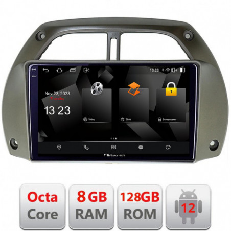 Navigatie dedicata Nakamichi Toyota Rav 4 2000-2004 Android radio gps internet octa core 8+128 carplay android auto