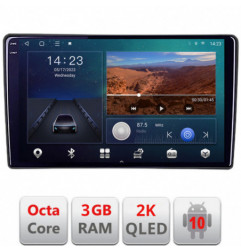 Navigatie dedicata Suzuki Splash Opel Agila 2008-2014  Android ecran Qled 2K Octa Core 3+32 carplay android auto kit-splash-+EDT-E309v3v3-2K