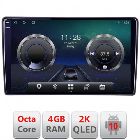 Navigatie dedicata Edonav Suzuki Splash Opel Agila 2008-2014  Android ecran Qled 2K Octa core 4+32 kit-splash-+EDT-E409-2K