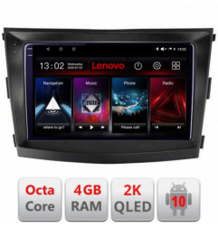 Navigatie dedicata Lenovo SsangYong Tivoli 2015-2019 , Octacore Qualcomm, 4Gb RAM, 64Gb Hdd, 4G, Qled 2K, DSP, Carplay, Bluetooth