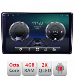 Navigatie dedicata Edonav VW Touareg 2002-2010  Android ecran Qled 2K Octa core 4+32 kit-touareg-old+EDT-E409-2K