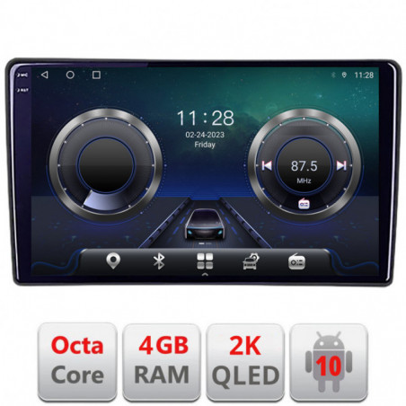 Navigatie dedicata Edonav VW Touareg 2002-2010  Android ecran Qled 2K Octa core 4+32 kit-touareg-old+EDT-E409-2K