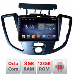 Navigatie dedicata Edonav Ford Transit 2015-2020  Android radio gps internet Octa Core 8+128 LTE kit-turneo-custom+EDT-E609
