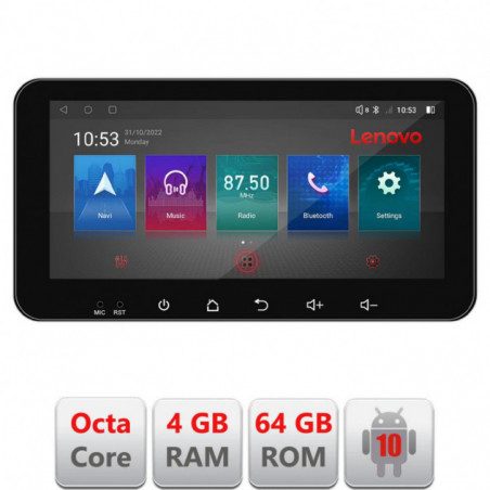 Navigatie dedicata Lenovo Mazda CX-9  Android radio gps internet Octa Core 4+64 LTE ecran de 10.33' wide KIT-CX-9+EDT-E511-pro