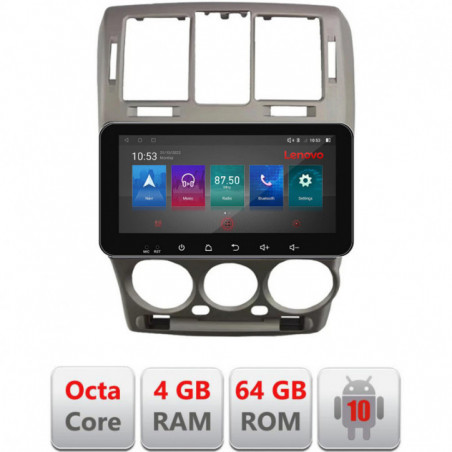 Navigatie dedicata Lenovo Hyundai Getz 2002-2010  Android radio gps internet Octa Core 4+64 LTE ecran de 10.33' wide kit-getz+EDT-E511-pro